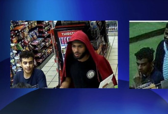 三名青年多伦多街头抢劫 警方发布影像缉凶