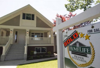 温哥华10月份房屋销售量比去年同期下滑39%