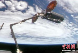美天鹅座货运飞船将离开国际空间站 2周后烧毁