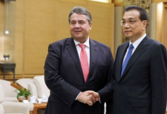 德国副总理加布里尔访华 敦促中国释放人权律师