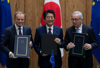欧盟与日本联手回击川普的贸易保护主义