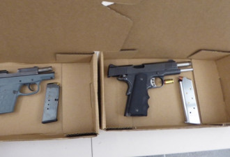 多伦多警方市中心缴获两把上膛手枪拘捕6人