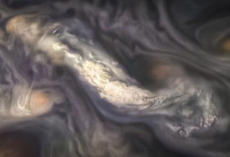 涡流变幻莫测 NASA展示木星上空奇异云层照片