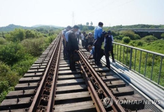 韩朝对京义线铁路考察，称对接区段状态良好