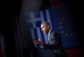 美国总统奥巴马在雅典发表演讲 赞美民主体制