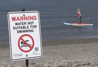 游泳也能感染大肠杆菌：温哥华关闭三个海滩