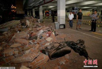印尼强震致82人死 主要城市马塔兰受创严重