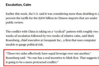特朗普称贸易战已重伤中国 美国专家却出来打脸