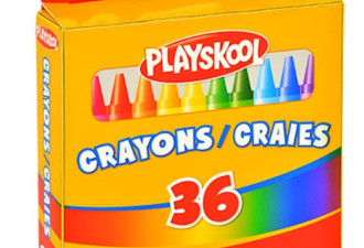 美机构称Playskool儿童蜡笔含有毒化学物质石棉
