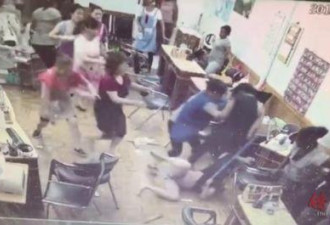 纽约华人指甲店员工遭非裔殴打 视频引关注
