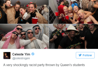 女王大学举办种族歧视聚会？学生装扮遭批评