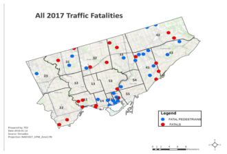 行人安全：交通事故死亡人数超过谋杀案