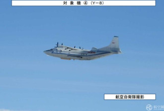中国6架军机飞越宫古海峡 日本应对未侵犯领空