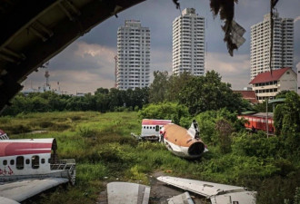 探访泰国低收入者的生活:飞机墓地为家