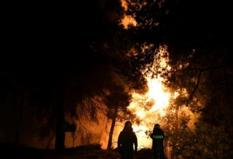 希腊再爆发山火：两个村子民众疏散 暂时未伤亡