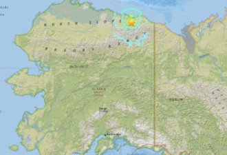 阿拉斯加发生有史以来最强烈地震 震级6.4