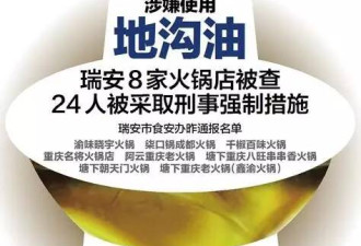 上过“舌尖上的中国”的火锅店竟因地沟油栽了