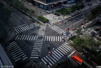 北京首个全向十字路口亮相  治堵还是更混乱？