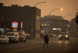 卑诗省野火让部分城市空气质量世界最差