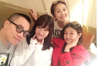 杨千嬅晒陈乔恩陈妍希探班合照：一起素颜