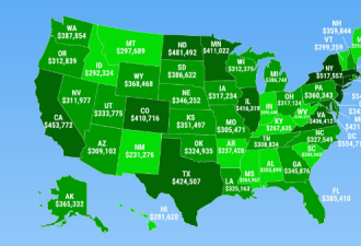 对号入座：美国各州挣多少是富豪和超级富豪？