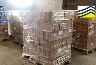 西班牙查获了8吨假奶粉，据称专卖中国人