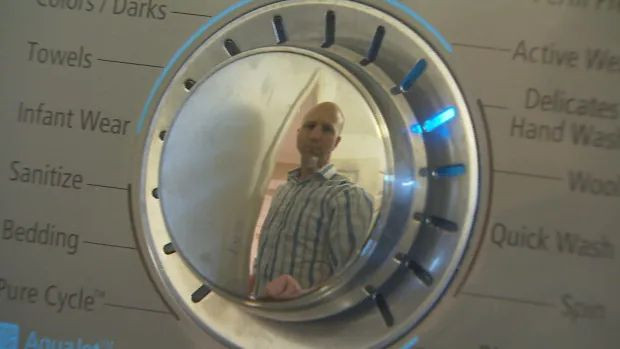 Gareth Milligan's washer has been recalled by Samsung.
