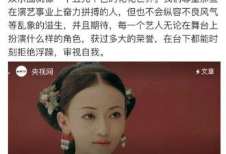 魏璎珞2次被央视点名批评，入戏太深艺德不够？