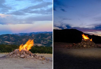 世界最奇葩火山，燃烧87年未熄灭,用它来烧烤