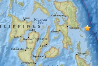 菲律宾东部海域发生5.4级地震 震源深度35公里