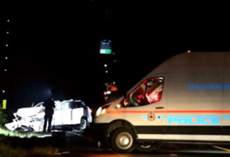 奥沙瓦三车车祸，列治文山妇女死亡，女儿重伤
