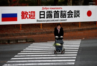 日本欢迎普京的标语 为何是“日露首脑会谈”？
