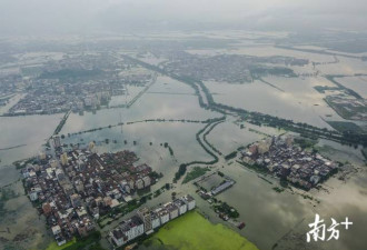 中国9省区大暴雨 多地一片泽国 洪灾积涝严重