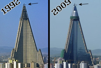 朝鲜柳京饭店耗时30年竣工 曾是世界最高楼