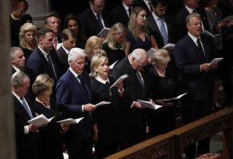 全美向他致敬 三位前总统出席麦凯恩系列葬礼