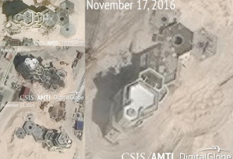 美智库卫星照片：中国南沙七岛礁现防空设施