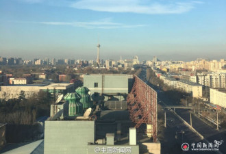 网友争晒：雾霾进京前后，同一地点对比图