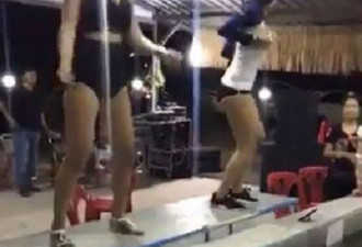 泰国餐厅让衣着暴露女子桌上跳舞 舞姿热辣不雅