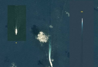 国产航母试验卫星照曝光 拖着长尾迹在海上狂飙
