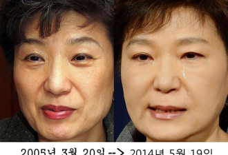 韩媒关注朴槿惠整容 脸部多处已经发生变化
