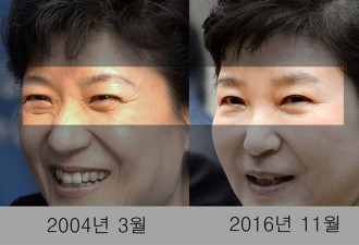 韩媒关注朴槿惠整容 脸部多处已经发生变化