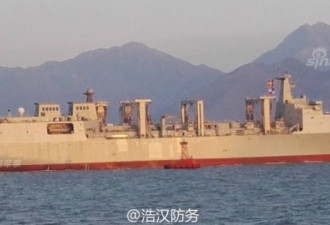 中国航母超级奶妈试航 补全战斗群最后短板