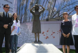日本代表赴台脚踹慰安妇铜像 遭民众怒吼