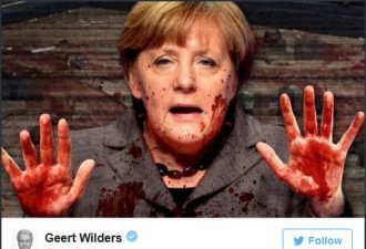 荷兰政客:默克尔双手沾满鲜血 应为恐袭负责