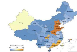 中国儿童拐卖地图: 北上蓉渝+莆田是重点