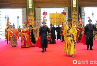 西安大明宫再现唐朝“冬至祭天礼” 祈福盛世