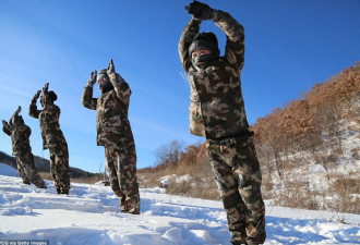 英媒：中国军人零下27度竟然还在训练