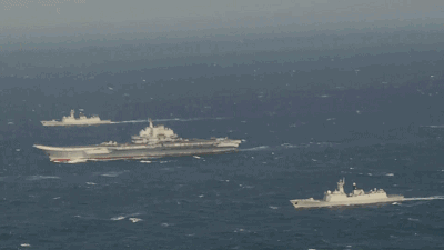 中国航母辽宁舰远海训练创多个首次 视频公布