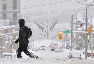 多伦多降雪8厘米北面15厘米 60多航班取消