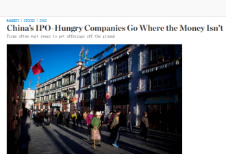 美媒：部分中国企业为快速上市 迁址贫困县